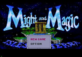 Might and Magic III: Isles of Terra title screen