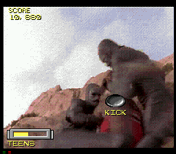 Mighty Morphin Power Rangers gameplay screenshot