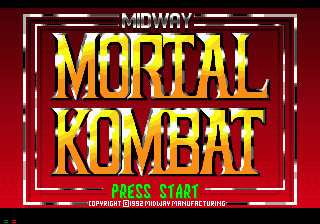 Mortal Kombat title screen
