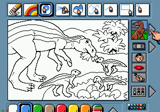 My Paint: The Animated Paint Program gameplay screenshot