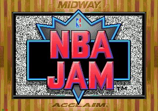 NBA Jam title screen