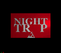 Night Trap title screen