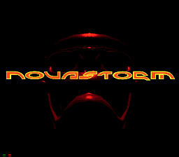 Novastorm title screen