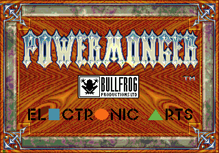 PowerMonger title screen