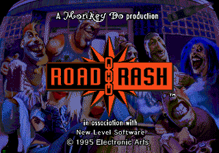 Road Rash title screen