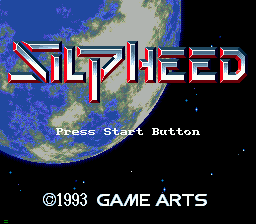 Silpheed title screen