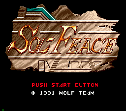 Sol-Feace title screen