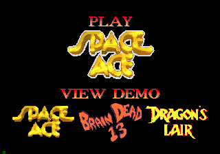 Space Ace title screen