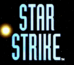 Star Strike title screen
