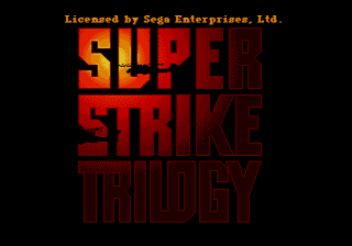 Super Strike Trilogy title screen