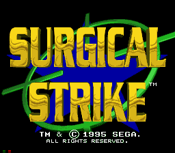 Surgical Strike title screen