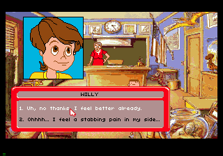 The Adventures of Willy Beamish gameplay screenshot