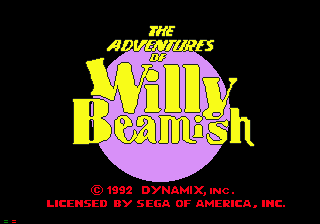 The Adventures of Willy Beamish title screen