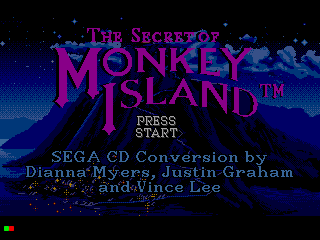The Secret of Monkey Island title screen