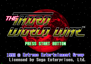Third World War title screen