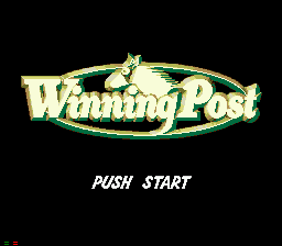 Winning Post title screen