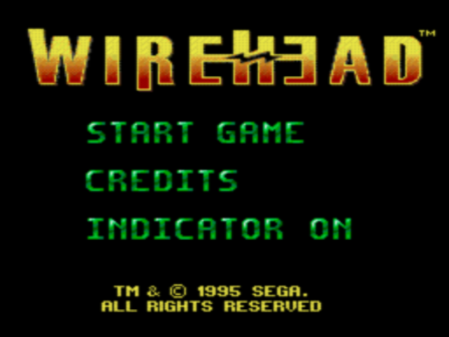 Wirehead title screen