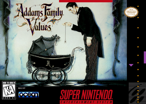 Addams Family Values box art