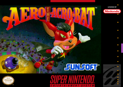 Aero the Acro-Bat box art
