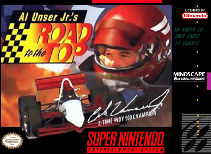 Al Unser Jr.'s Road to the Top box art