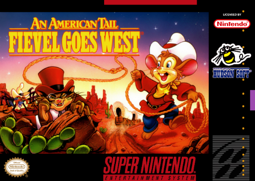 An American Tail: Fievel Goes West box art