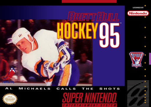 Brett Hull Hockey 95 box art