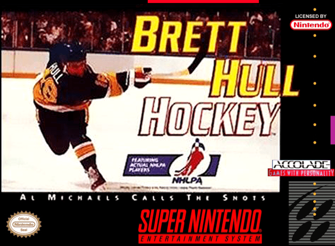 Brett Hull Hockey box art