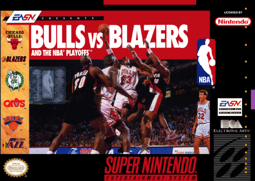 Bulls Vs Blazers and the NBA Playoffs box art