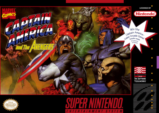 Captain America and the Avengers box art