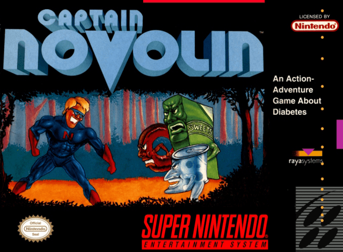 Captain Novolin box art