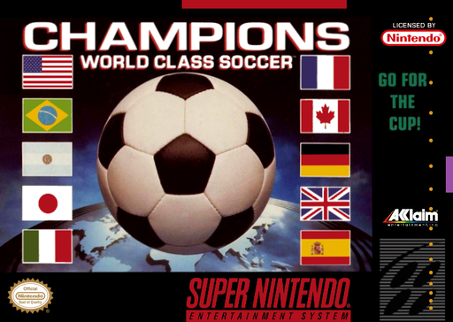 Champions World Class Soccer box art