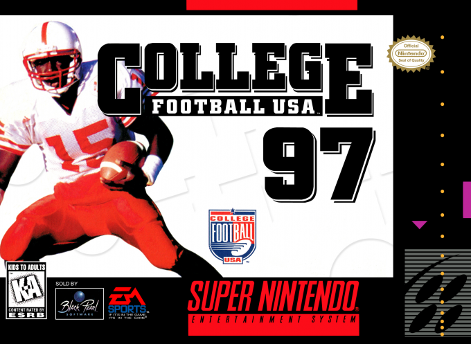College Football USA 97 box art
