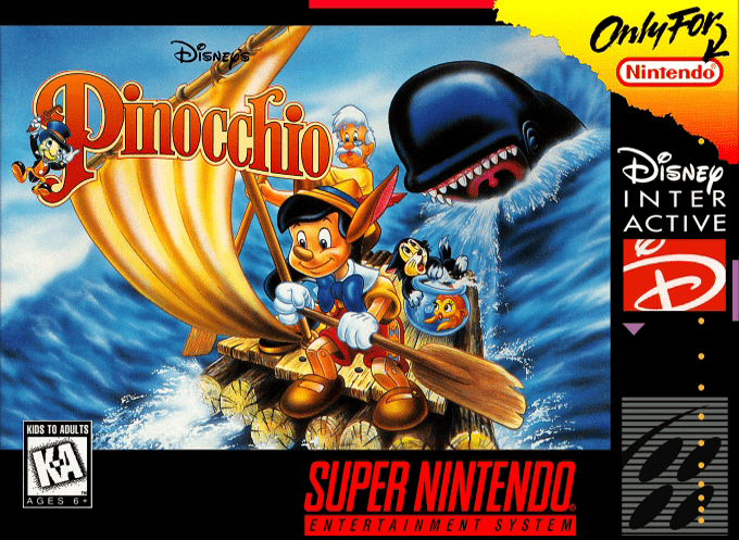 Disney's Pinocchio box art