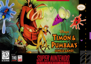 Disney's Timon & Pumbaa's Jungle Games box art