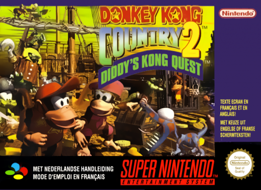Donkey Kong Country 2: Diddy's Kong Quest box art