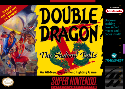 Double Dragon V: The Shadow Falls box art