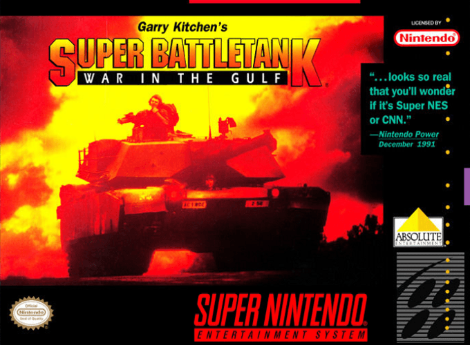 Super Battletank: War in the Gulf (Garry Kitchen's) box art