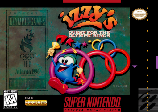 Izzy's Quest for the Olympic Rings box art