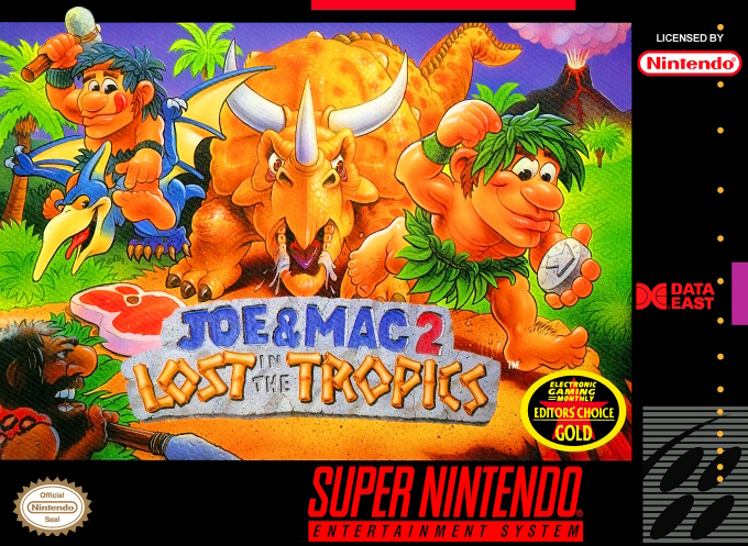 Joe & Mac 2: Lost in the Tropics box art