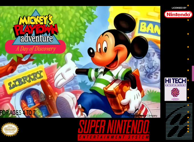 Mickey's Playtown Adventure: A Day of Discovery! box art