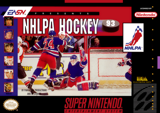 NHLPA Hockey 93 box art