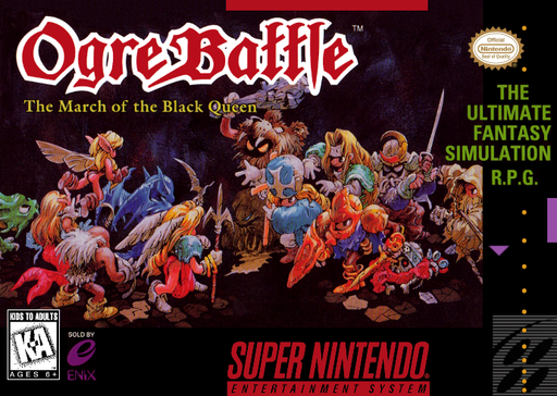 Ogre Battle: The March of the Black Queen box art