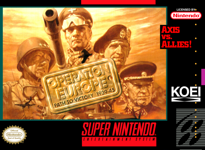 Operation Europe: Path to Victory box art