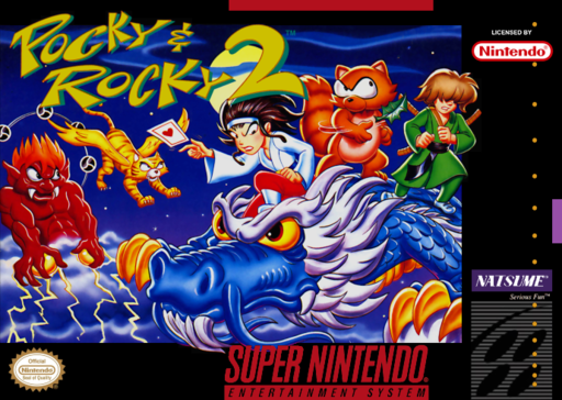 Pocky & Rocky 2 box art