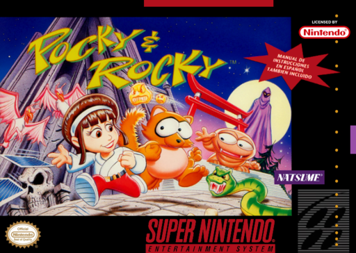 Pocky & Rocky box art