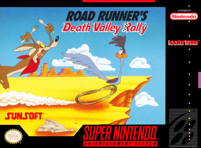 Road Runner's Death Valley Rally box art