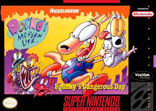 Rocko's Modern Life: Spunky's Dangerous Day box art