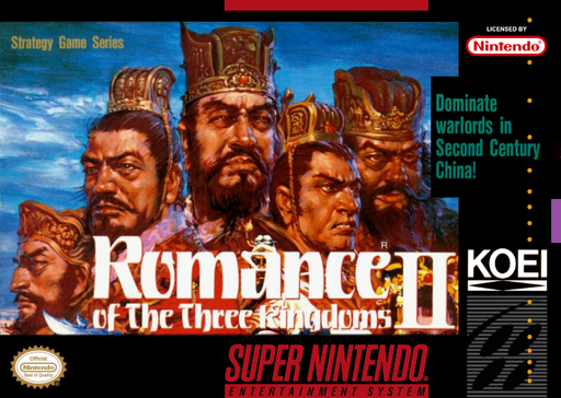 Romance of the Three Kingdoms II box art