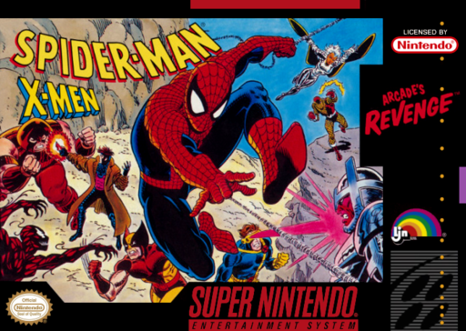 Spider-Man & X-Men: Arcade's Revenge box art