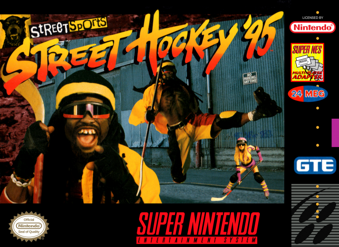 Street Hockey '95 box art